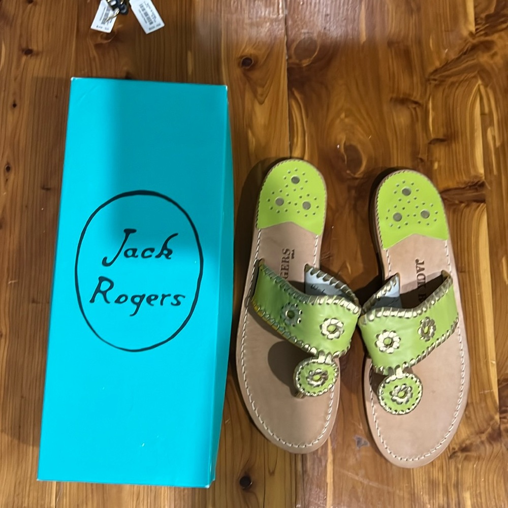 Lime Green Jack Rogers